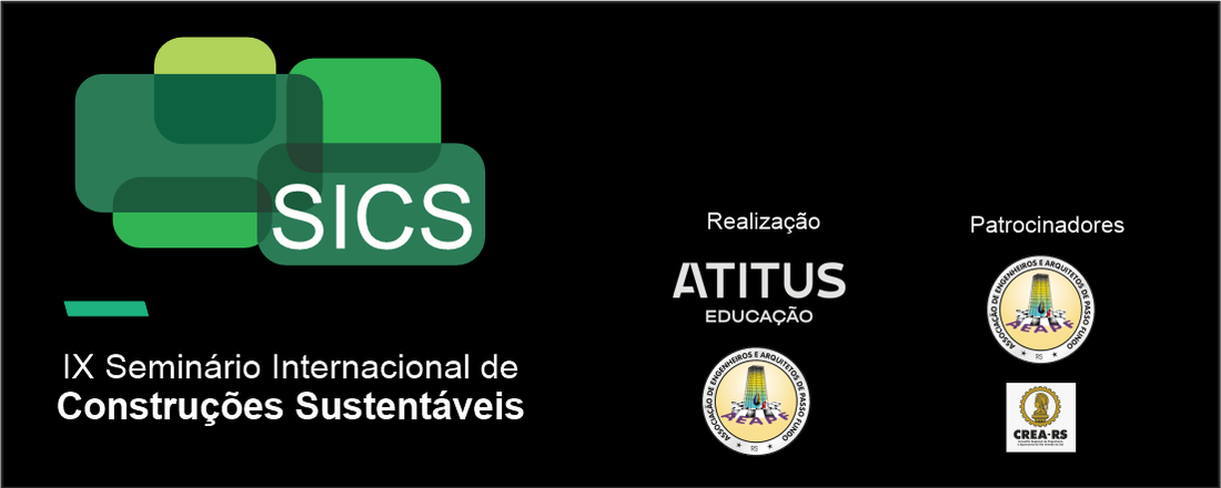 IX Seminário Internacional de Construções Sustentáveis