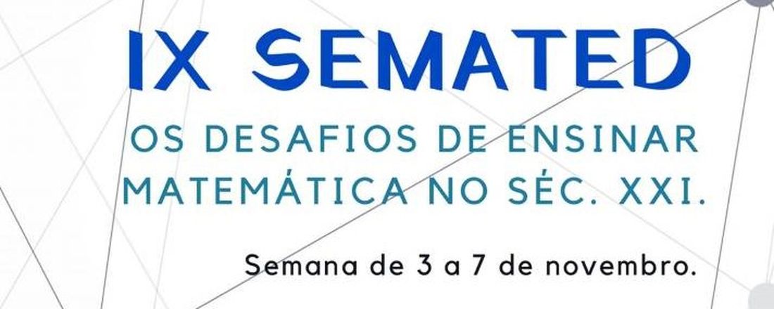 IX Semana da Matemática e Educação