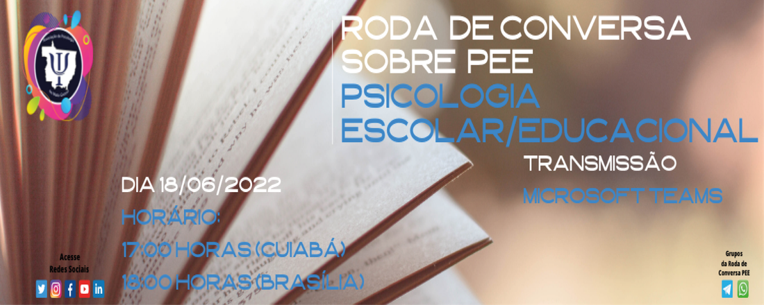 Roda de Conversa sobre Psicologia Escolar e Educacional