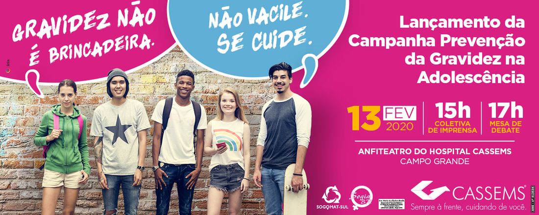 Lançamento da Campanha Prevenção da Gravidez na Adolescência