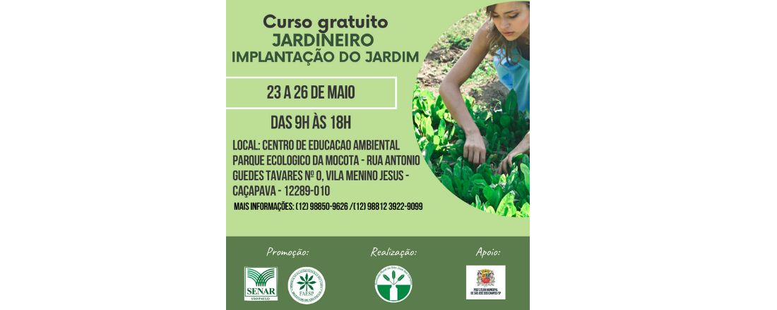 JARDINEIRO – IMPLANTAÇÃO DO JARDIM