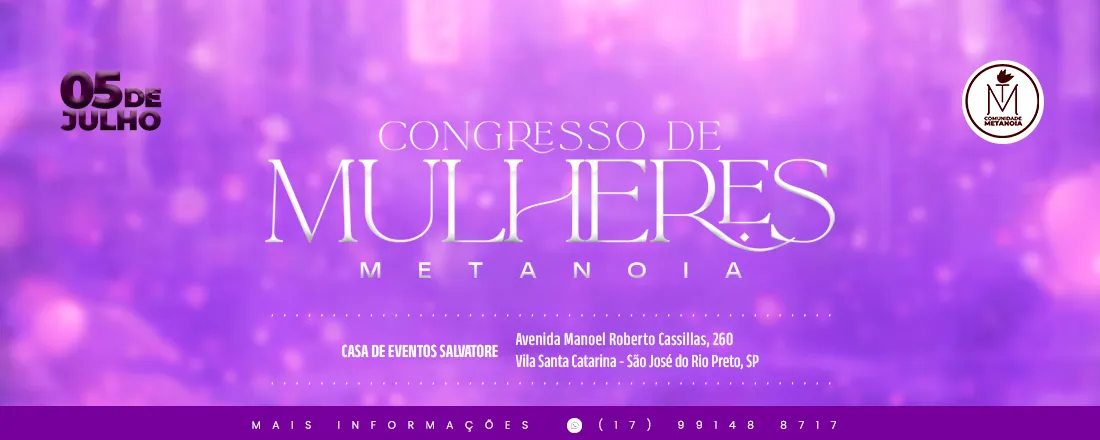 CONGRESSO DE MULHERES METANOIA
