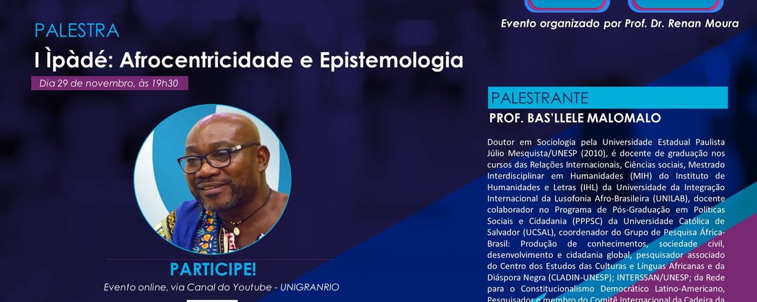 I Ìpàdé: Afrocentricidade e Epistemologia