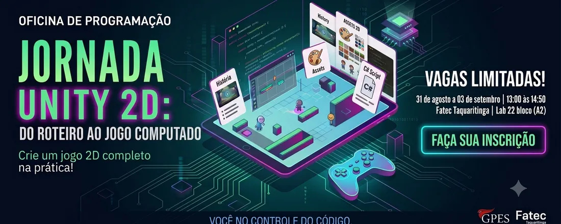 Jornada Unity 2D do Roteiro ao Jogo Computado