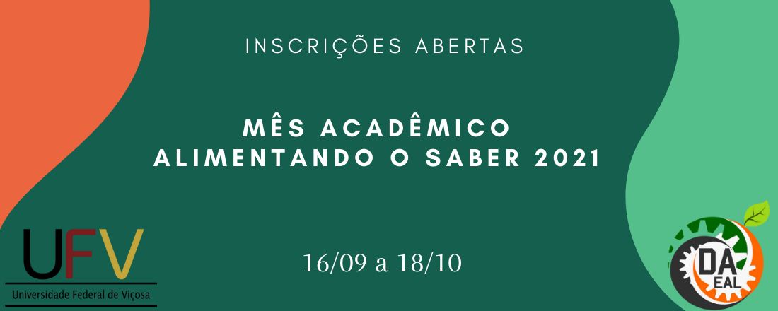 Mês Acadêmico - Alimentando o Saber 2021