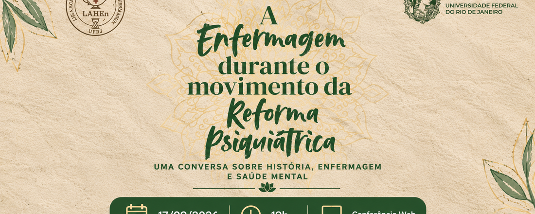 A Enfermagem durante o movimento da Reforma Psiquiátrica