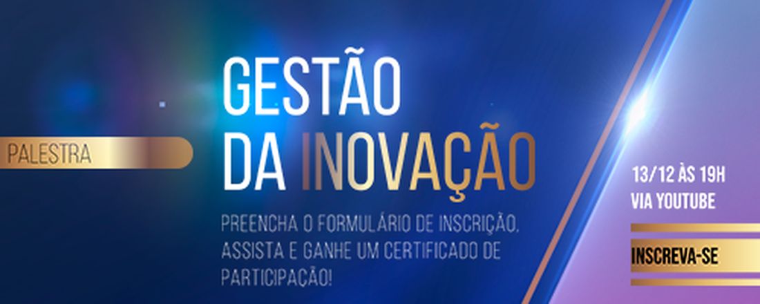 GESTÃO DA INOVAÇÃO