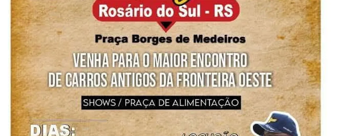 6ª Encontro das Máquinas em Rosário do Sul RS