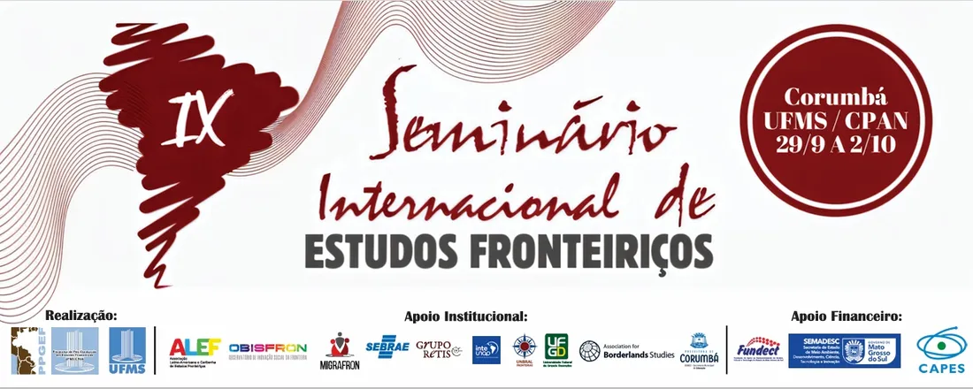 IX Seminário Internacional de Estudos Fronteiriços