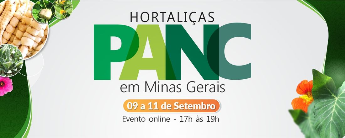 WEBINÁRIOS EPAMIG HORTALIÇAS PANC EM MINAS GERAIS