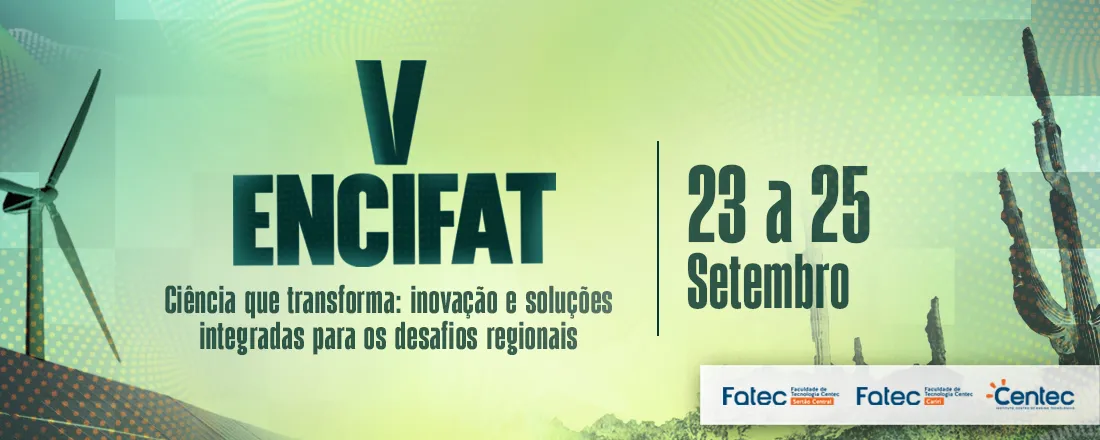 Encontro Científico das Faculdades de Tecnologia Centec – V ENCIFAT