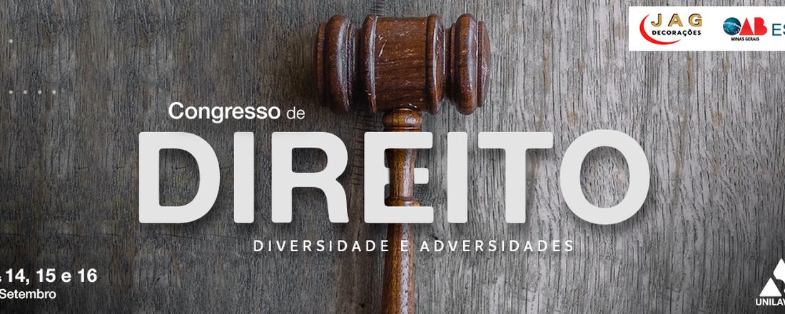 Congresso de Direito - Diversidades e Adversidades