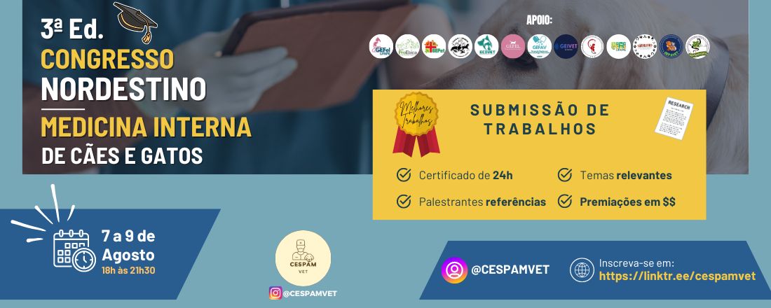 III Congresso Nordestino de Medicina Interna de Pequenos Animais