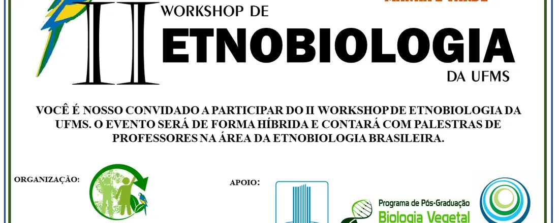 II Workshop de Etnobiologia da UFMS