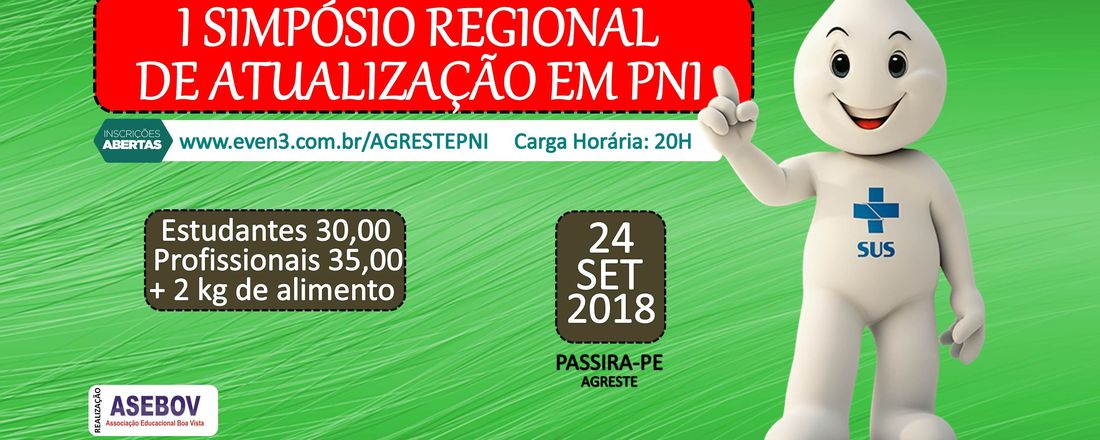 I Simpósio Regional de Atualização em PNI