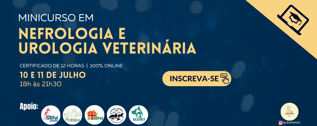 Minicurso em Nefrologia e Urologia Veterinária