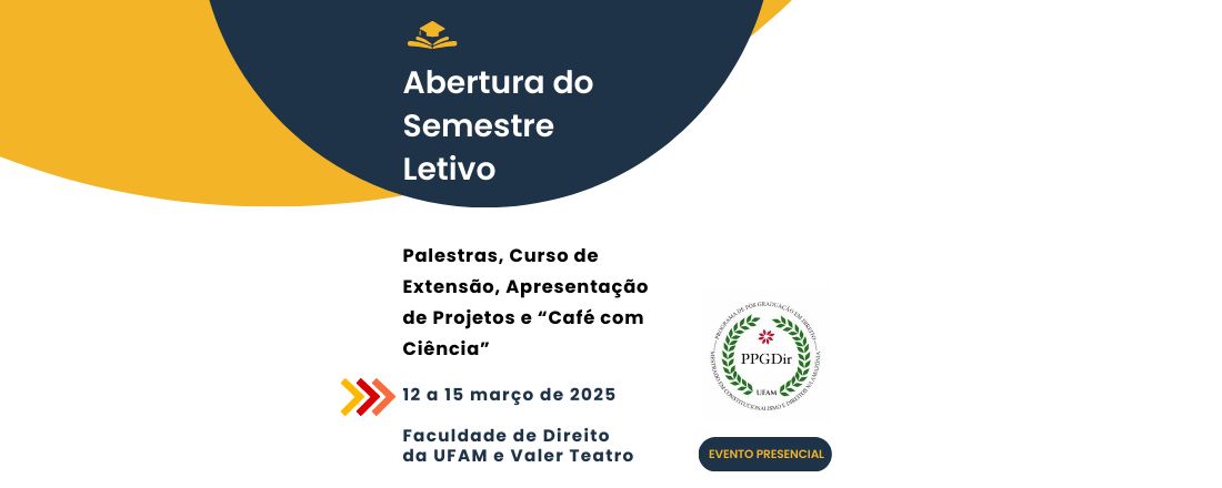 Abertura do Semestre Letivo do PPGDir/UFAM