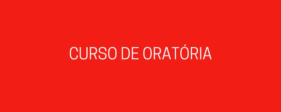 Curso de Oratória - Faculdade Boas Novas