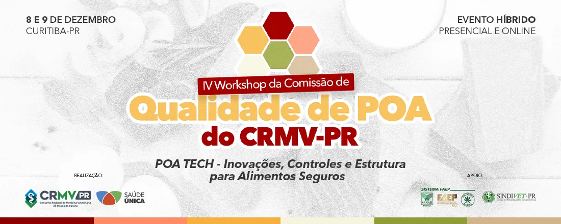 IV Workshop da Comissão de POA do CRMV-PR
