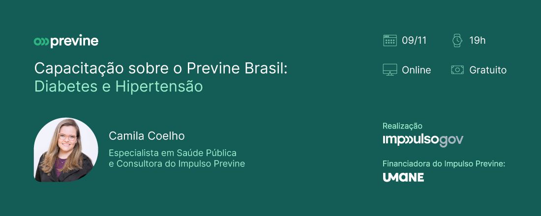 Capacitação Previne Brasil: Indicadores de Diabetes e Hipertensão