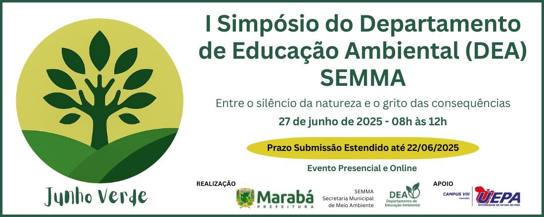 I Simpósio Junho Verde - Entre o silêncio da natureza e o grito das consequências.
