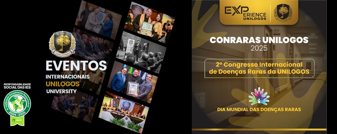 CONRARAS UNILOGOS 2025 - 2º Congresso Internacional de Doenças Raras da UNILOGOS