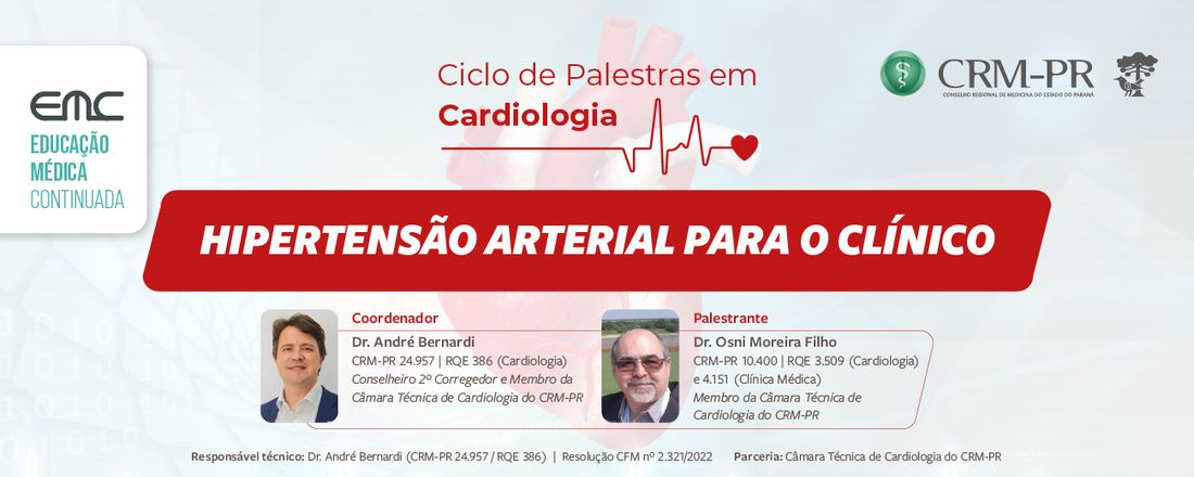 Ciclo de Palestras em Cardiologia: Hipertensão arterial para o clínico
