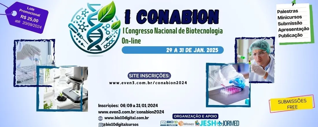 I Congresso Nacional de Biotecnologia On-line (I CONABION)