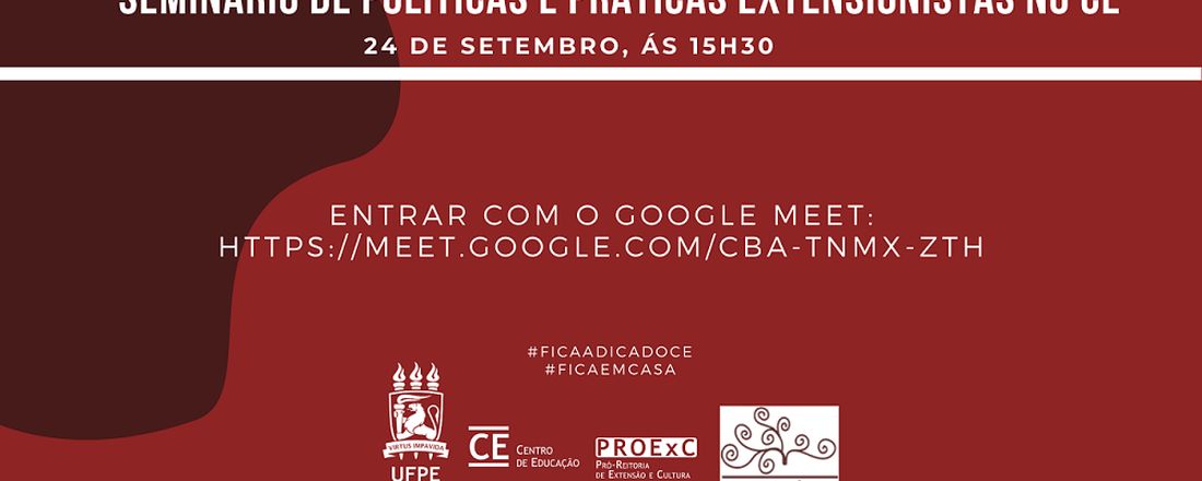 Seminário de Políticas e Práticas Extensionistas no CE