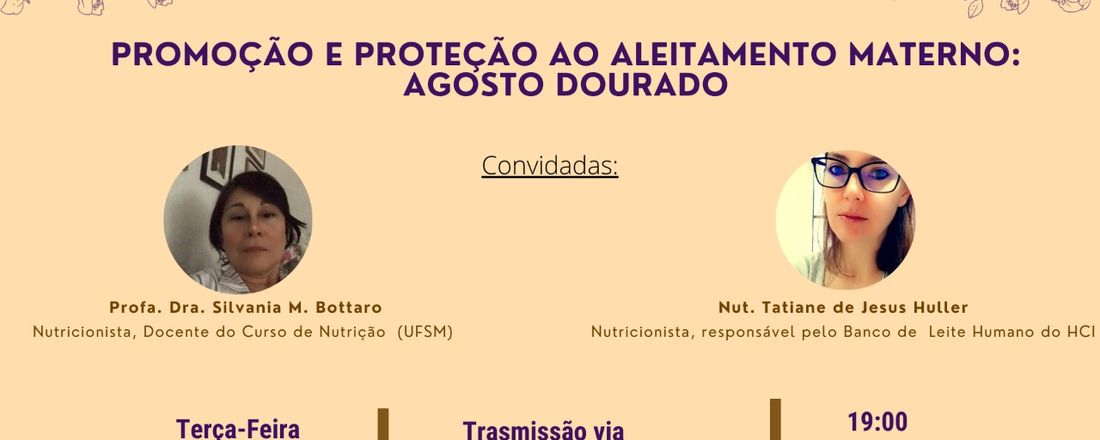 Webinar Promoção e Proteção ao Aleitamento Materno: agosto dourado.