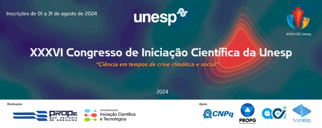 XXXVI Congresso de Iniciação Científica da Unesp - FC/Bauru