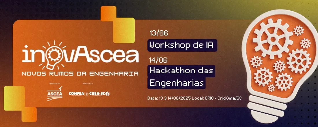 InovASCEA: Workshop de IA e Hackathon das Engenharias