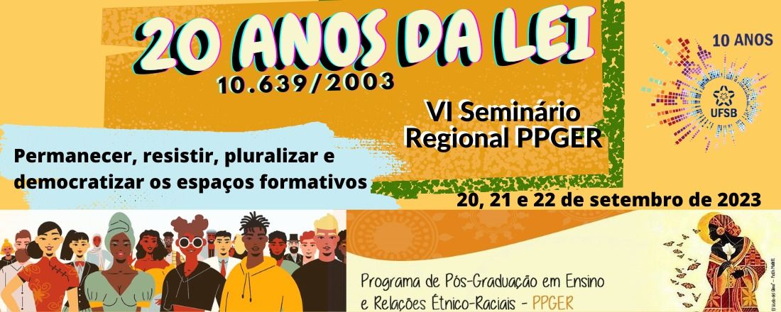 VI CONGRESSO REGIONAL DO PPGER - UFSB