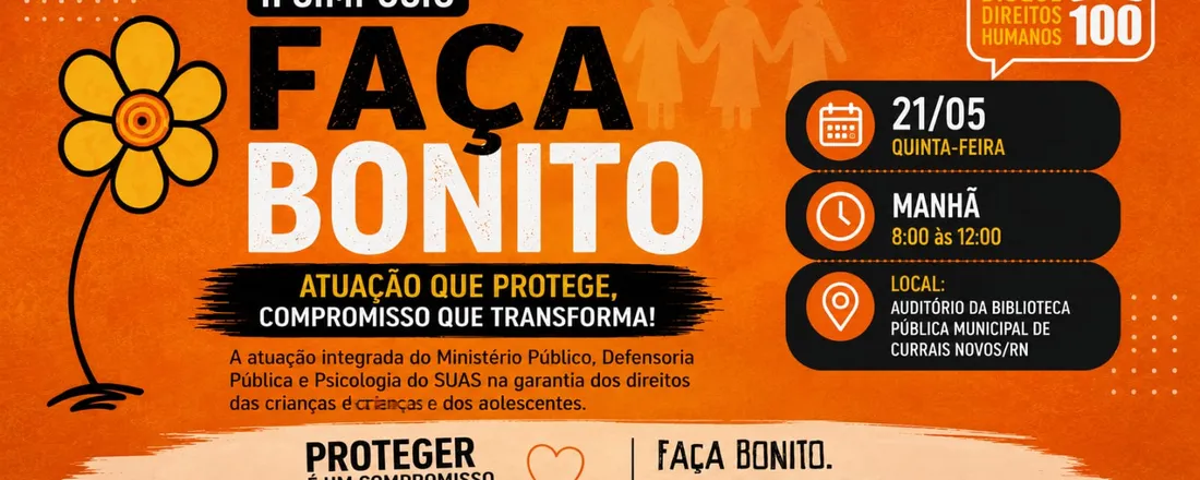 II Simpósio Faça Bonito - Atuação que protege, compromisso que que transforma