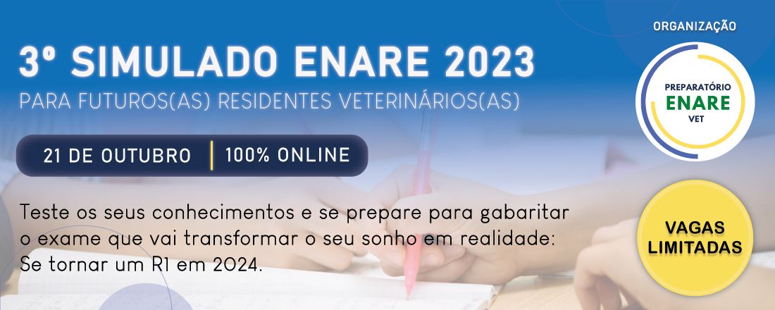 3º Simulado ENARE 2023 - Grupo PEV