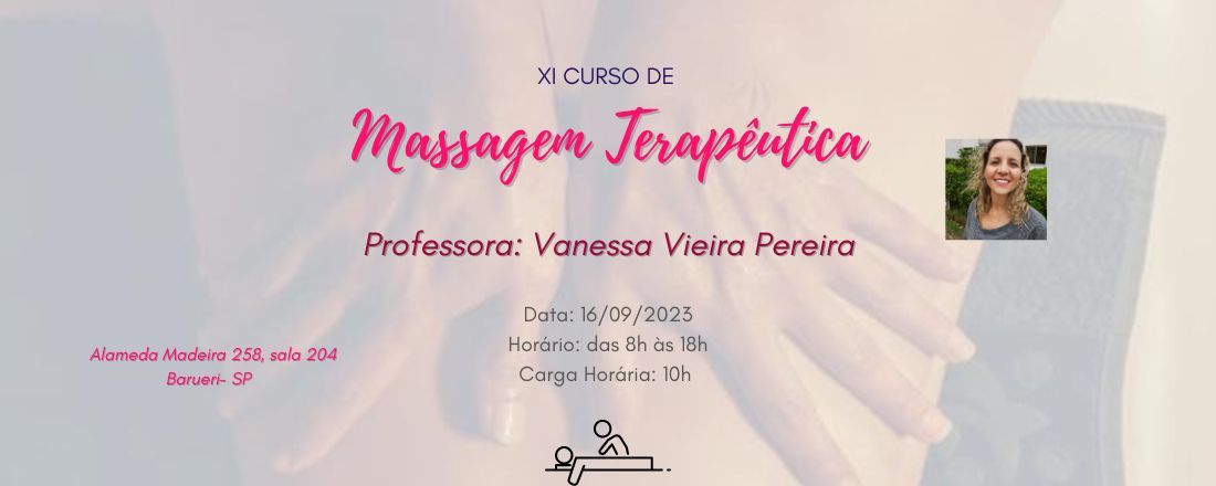 XI CURSO DE MASSAGEM TERAPÊUTICA