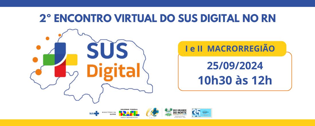 2º Encontro Virtual do SUS Digital no RN