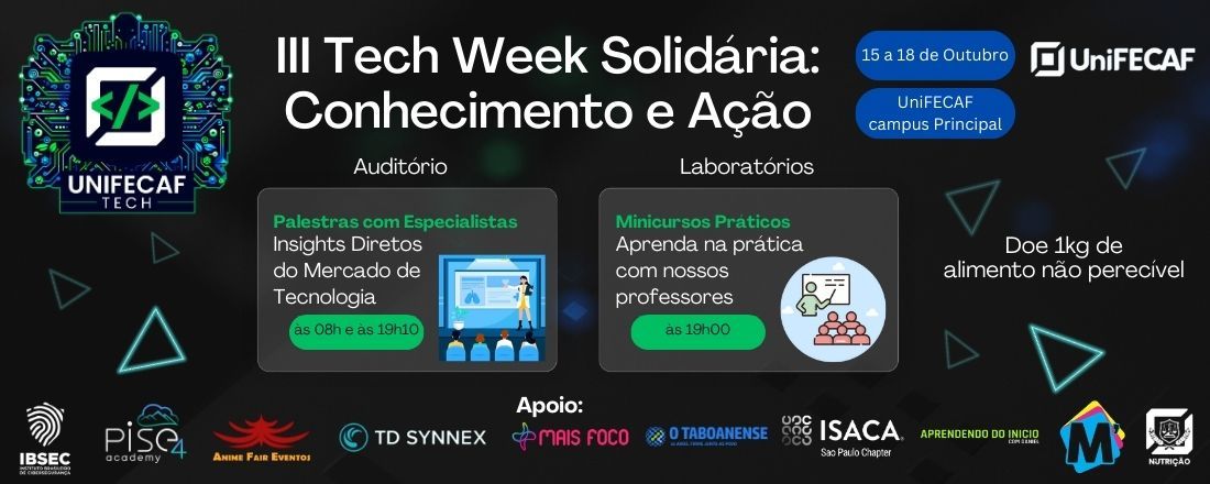 III Tech Week Solidária: Conhecimento e Ação