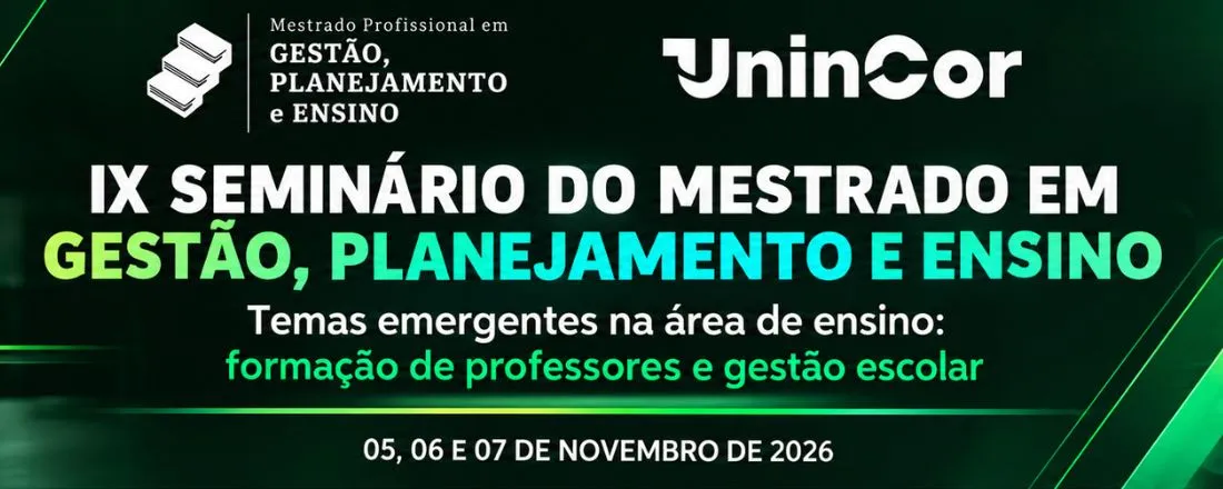 IX Seminário Gestão, Planejamento e Ensino