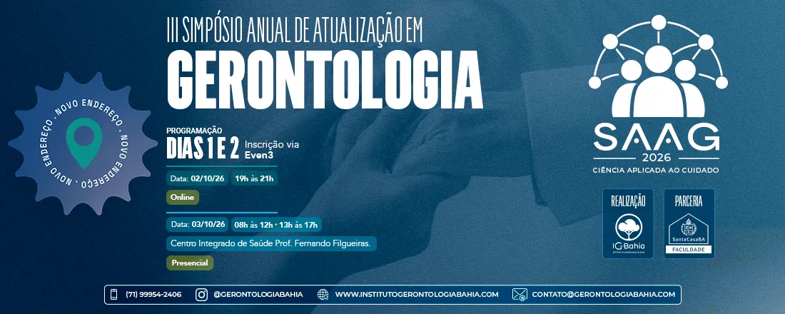 III Simpósio Anual de Atualização em Gerontologia