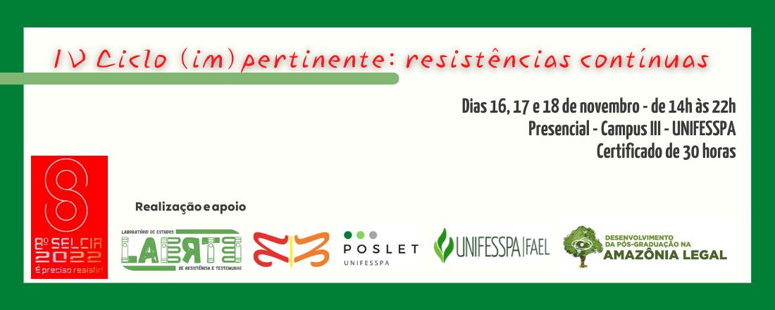 IV Ciclo (im)pertinente