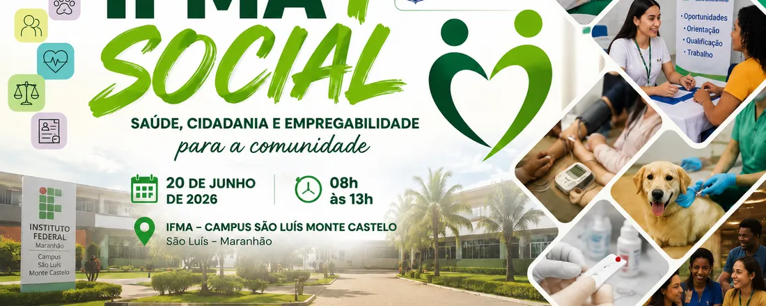 IFMA + Social 2026 – Saúde, Cidadania e Empregabilidade para a Comunidade