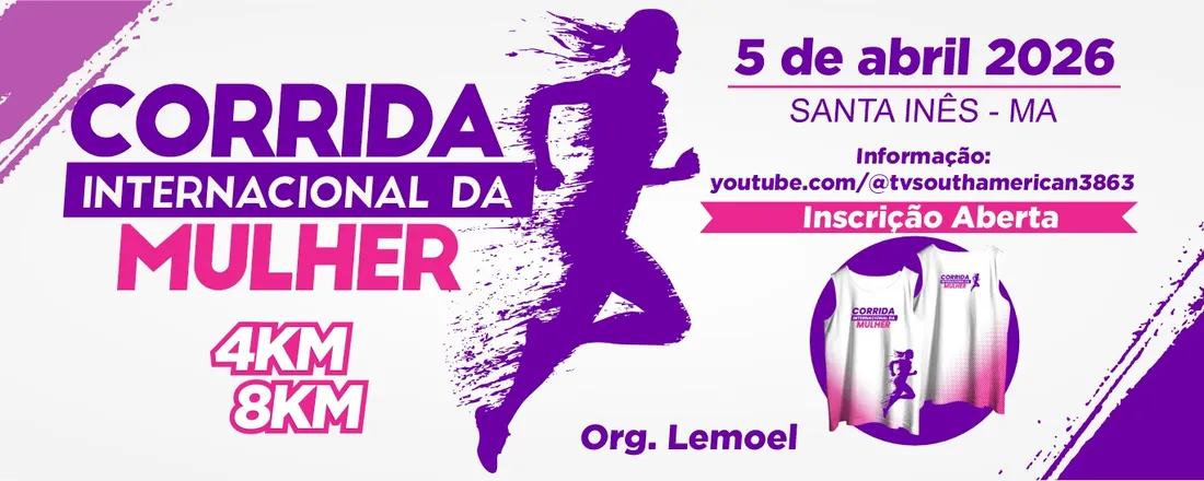 Corrida Internacional da Mulher 05 de Abril 2026
