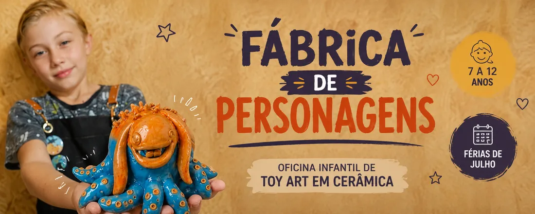 Fábrica de Personagens | Oficina Infantil de Cerâmica