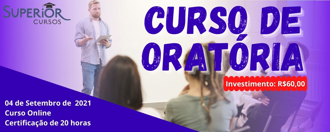 Curso de Oratória e Apresentação em Público