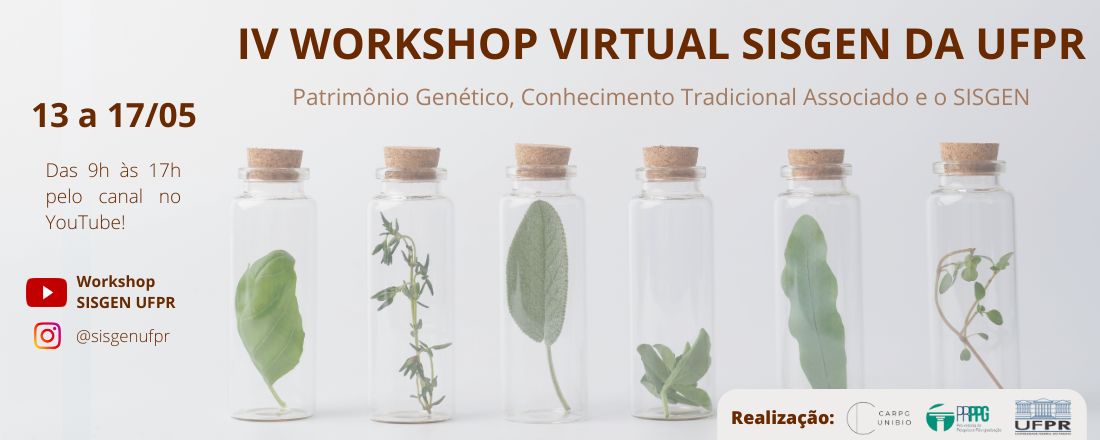 IV WORKSHOP VIRTUAL SISGEN DA UFPR