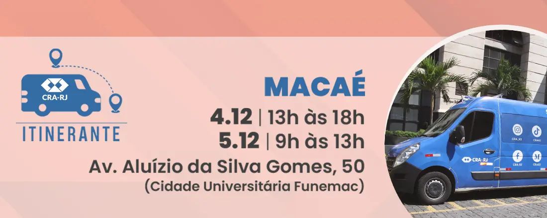 CRA-RJ Itinerante Macaé