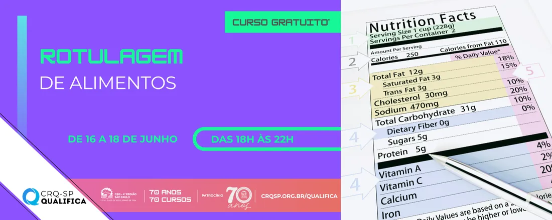 Curso Rotulagem de Alimentos