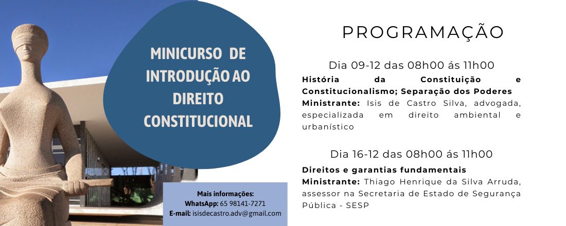 Minicurso de Introdução ao Direito Constitucional