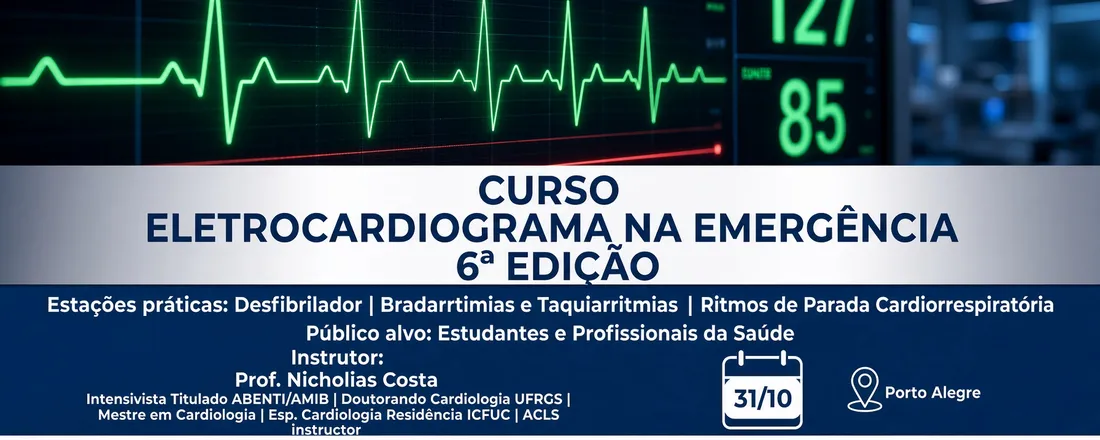 Curso de Eletrocardiograma na Emergência - 6ª Edição
